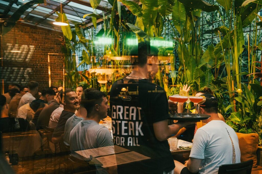 The dining room at Missteak Da Nang